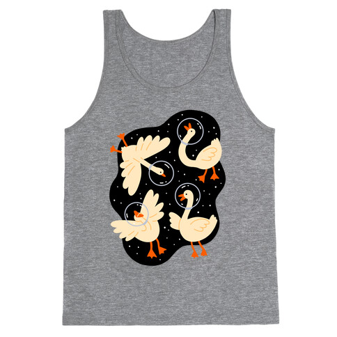 Geese In Space Tank Top