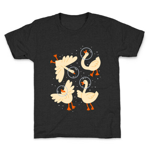 Geese In Space Kids T-Shirt