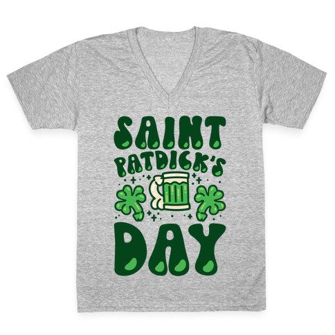 Saint Patdick's Day Parody V-Neck Tee Shirt