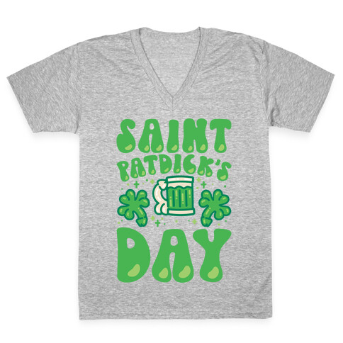 Saint Patdick's Day Parody V-Neck Tee Shirt