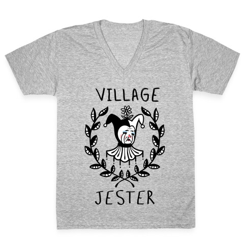 Village Jester V-Neck Tee Shirt