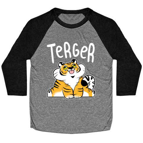 Terger Derpy Tiger Baseball Tee