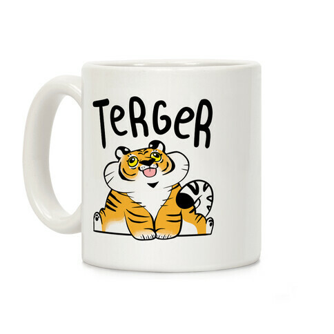 Terger Derpy Tiger Coffee Mug