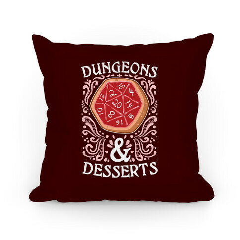 Dungeons & Desserts Pillow