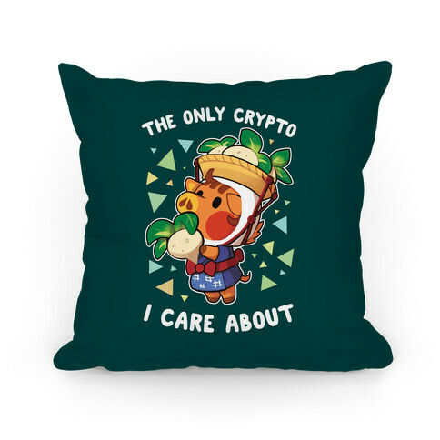 The Only Crypto I Care About Pillow