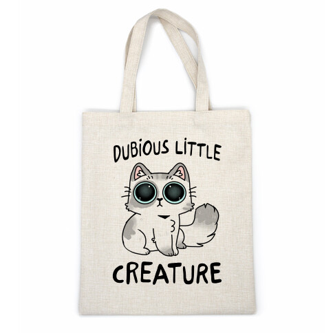 Dubious Little Creature Cat Casual Tote