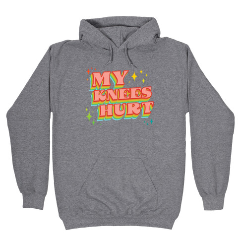 My Knees Hurt Hooded Sweatshirt