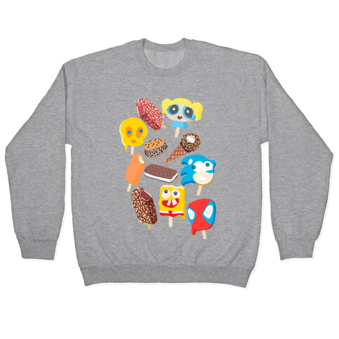 Ice Cream Truck Treats Pattern Pullover