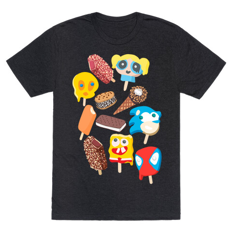 Ice Cream Truck Treats Pattern T-Shirt