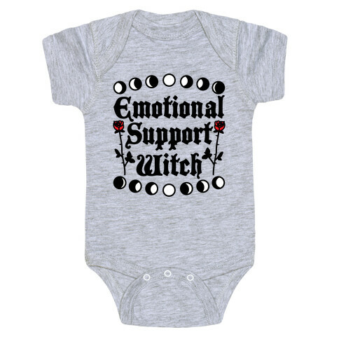 Emotional Support Witch Baby One-Piece