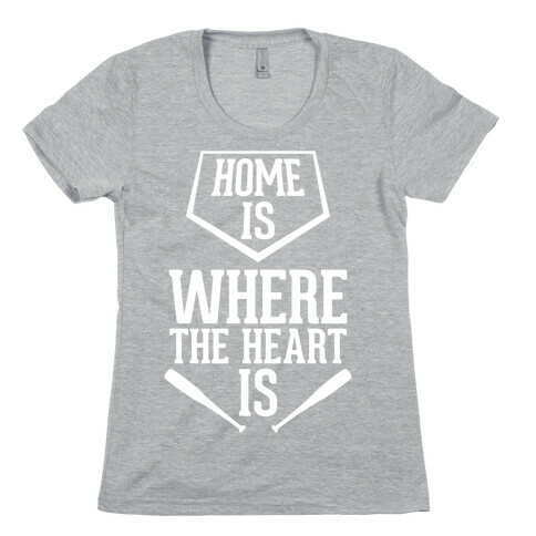 Home Is Where The Heart Is Womens T-Shirt