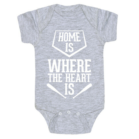 Home Is Where The Heart Is Baby One-Piece