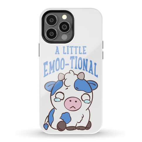 A Little Emoo-tional Phone Case
