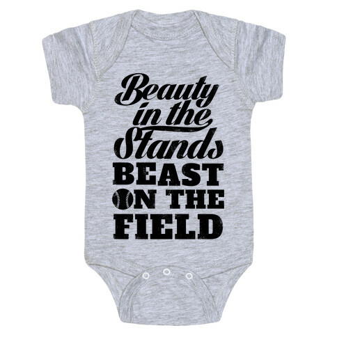 Beauty in the Stands Beast On The Field (Vintage) Baby One-Piece