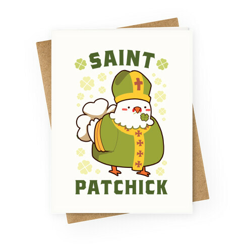 Saint Patchick Greeting Card