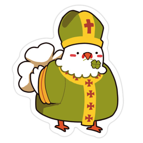 Saint Patchick Die Cut Sticker