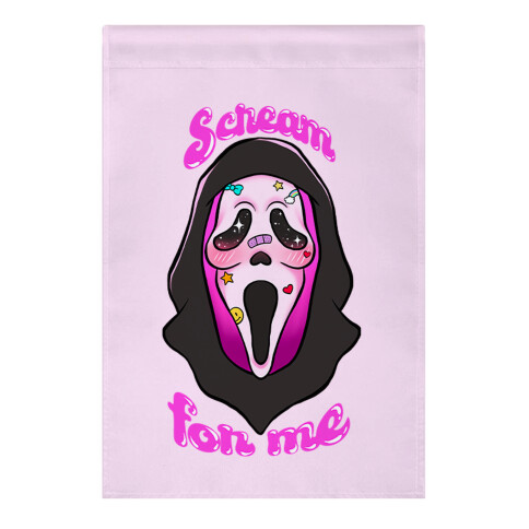 Scream For Me Garden Flag