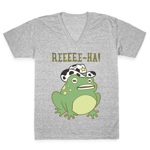 Reeeee-Ha! V-Neck Tee Shirt