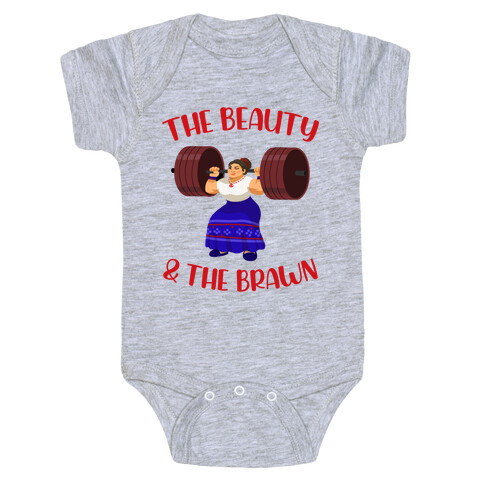 The Beauty and the Brawn Baby One-Piece