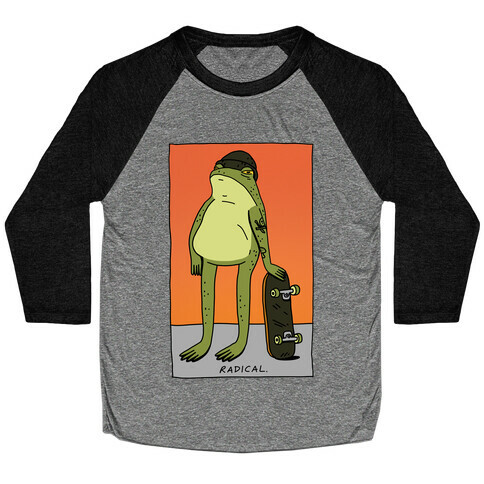 Radical Frog Skater Baseball Tee