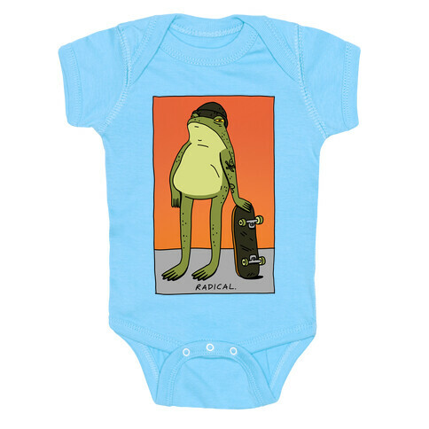 Radical Frog Skater Baby One-Piece