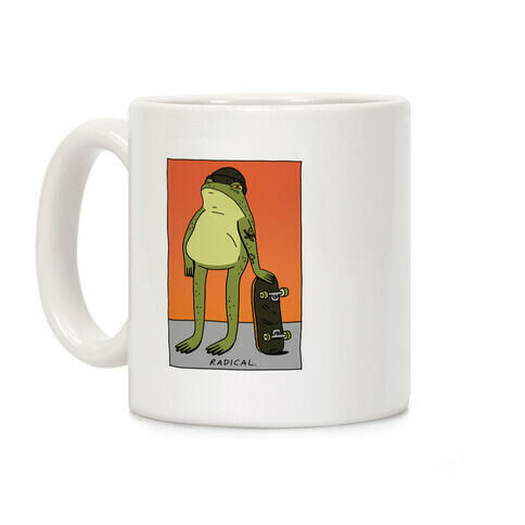 Radical Frog Skater Coffee Mug