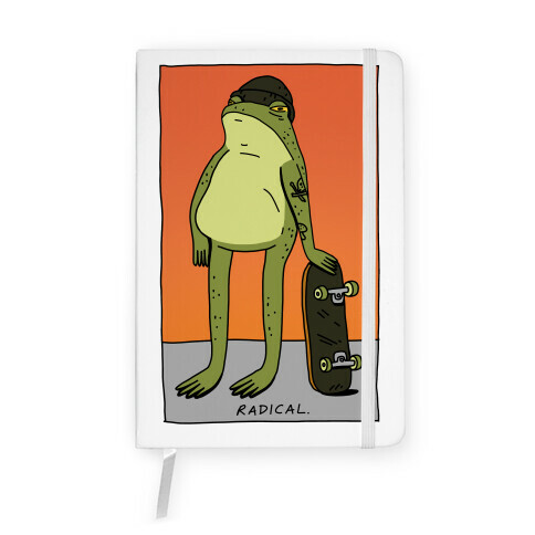 Radical Frog Skater Notebook