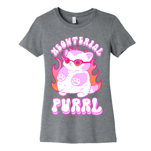 Meowterial Purrl Womens T-Shirt