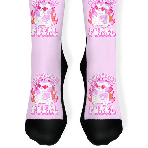 Meowterial Purrl Sock
