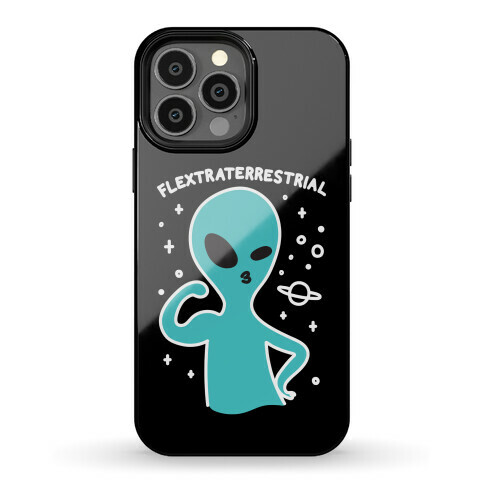 Flextraterrestrial Flexing Alien Phone Case