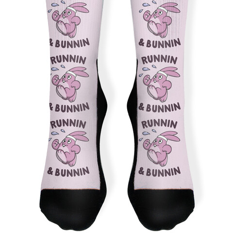 Runnin' And Bunnin' Sock