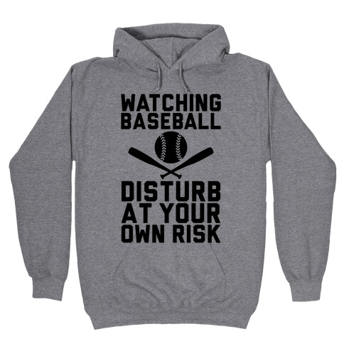 Watching Baseball Hooded Sweatshirt