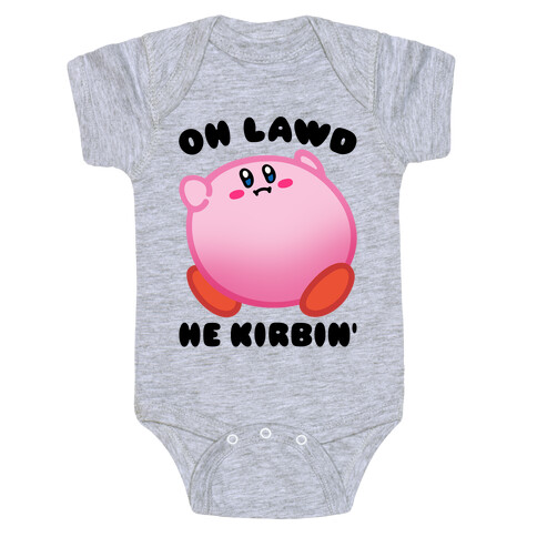 Oh Lawd He Kirbin' Parody Baby One-Piece