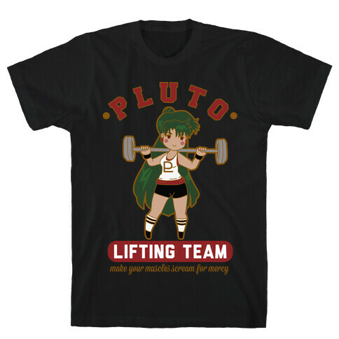 Pluto Lifting Team Parody T-Shirt