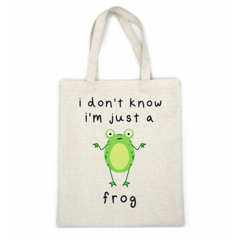 I Don't Know I'm Just A Frog Casual Tote