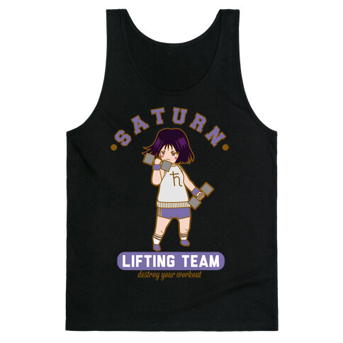 Saturn Lifting Team Parody Tank Top