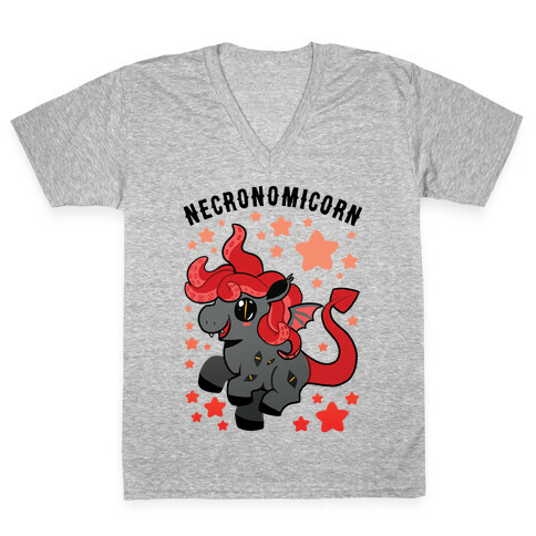 Necronomicorn V-Neck Tee Shirt