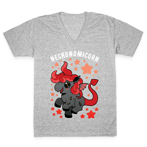 Necronomicorn V-Neck Tee Shirt