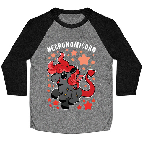 Necronomicorn Baseball Tee