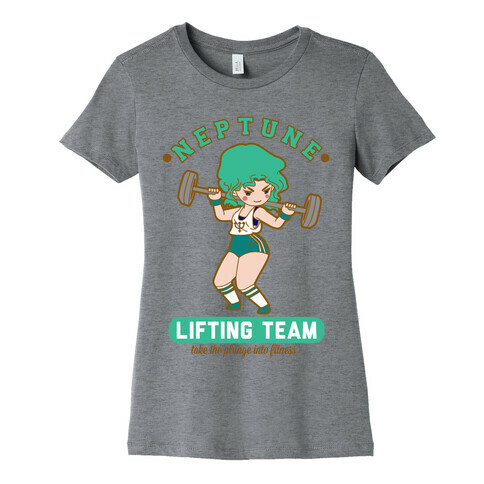 Neptune Lifting Team Parody Womens T-Shirt