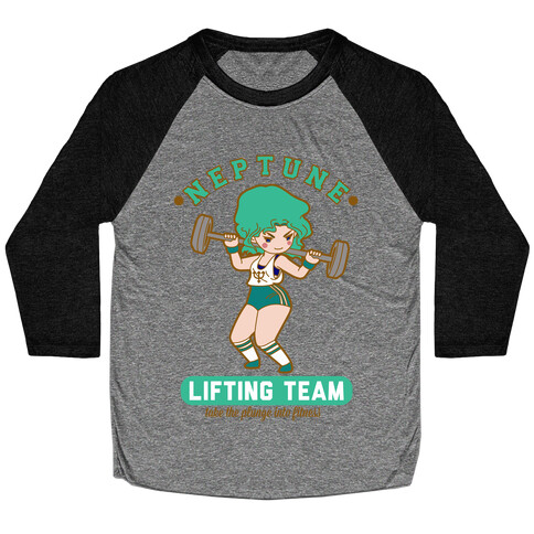 Neptune Lifting Team Parody Baseball Tee