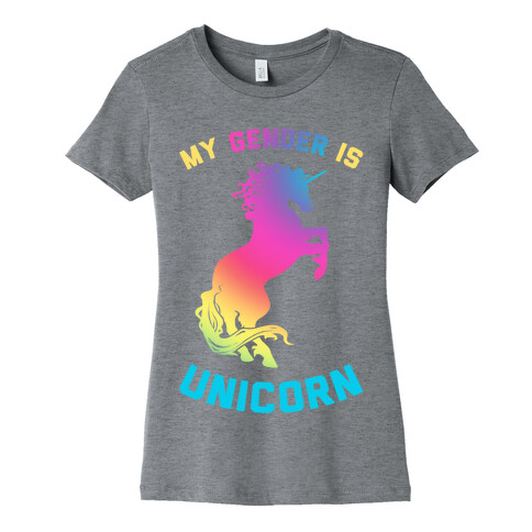 My Gender Is Unicorn Womens T-Shirt