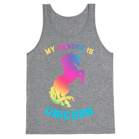 My Gender Is Unicorn Tank Top