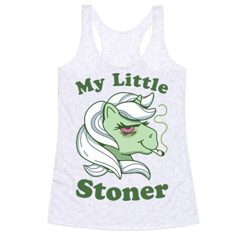 My Little Stoner Racerback Tank Top