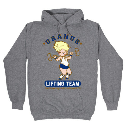 Uranus Lifting Team Parody Hooded Sweatshirt