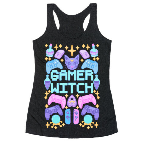 Gamer Witch Racerback Tank Top