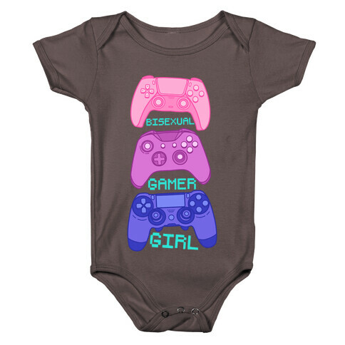 Bisexual Gamer Girl Baby One-Piece