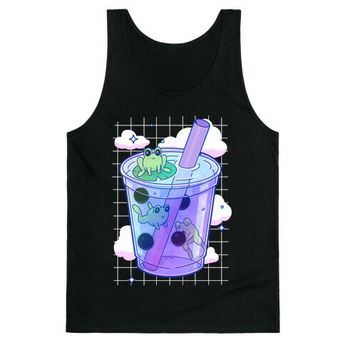 Kawaii Boba Frogs Tank Top