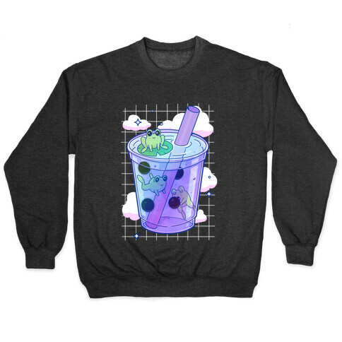 Kawaii Boba Frogs Pullover