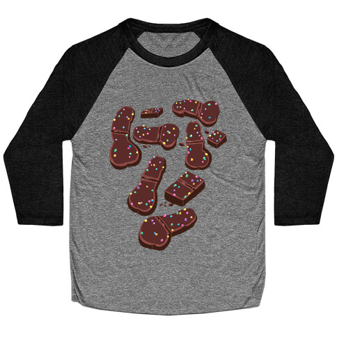 Space Brownie Peens Baseball Tee